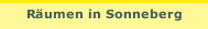 R&auml;umen in Sonneberg